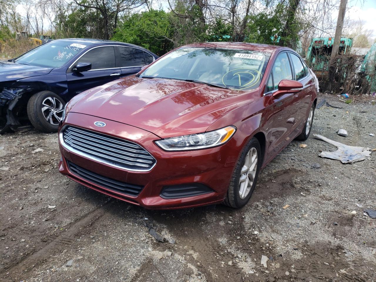 Photo 2 from auction – 2014 FORD FUSION SE with VIN 3FA6P0H71ER352539