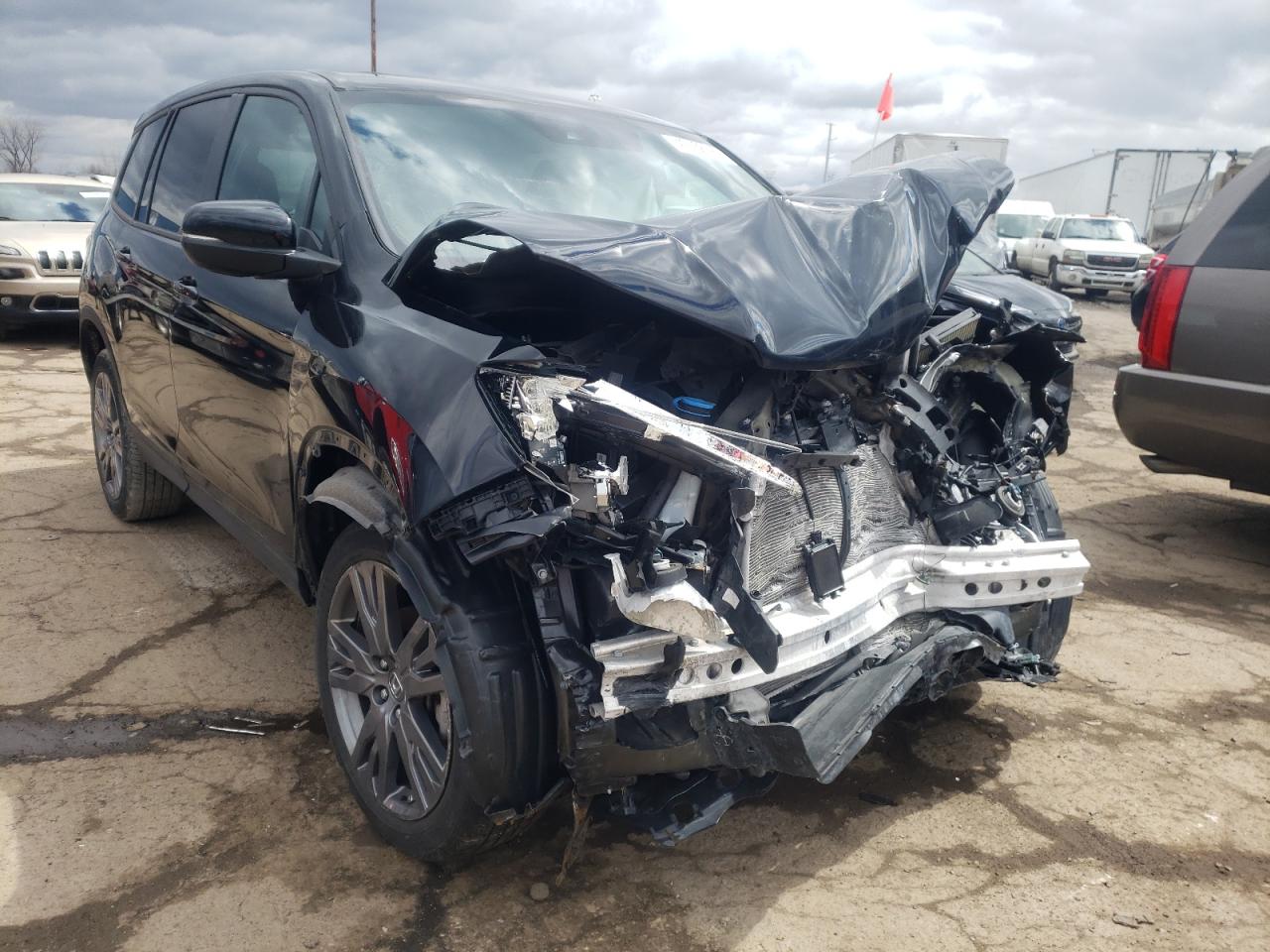 HONDA PASSPORT E 2019 with VIN 5FNYF8H59KB024124 - Photo from auction