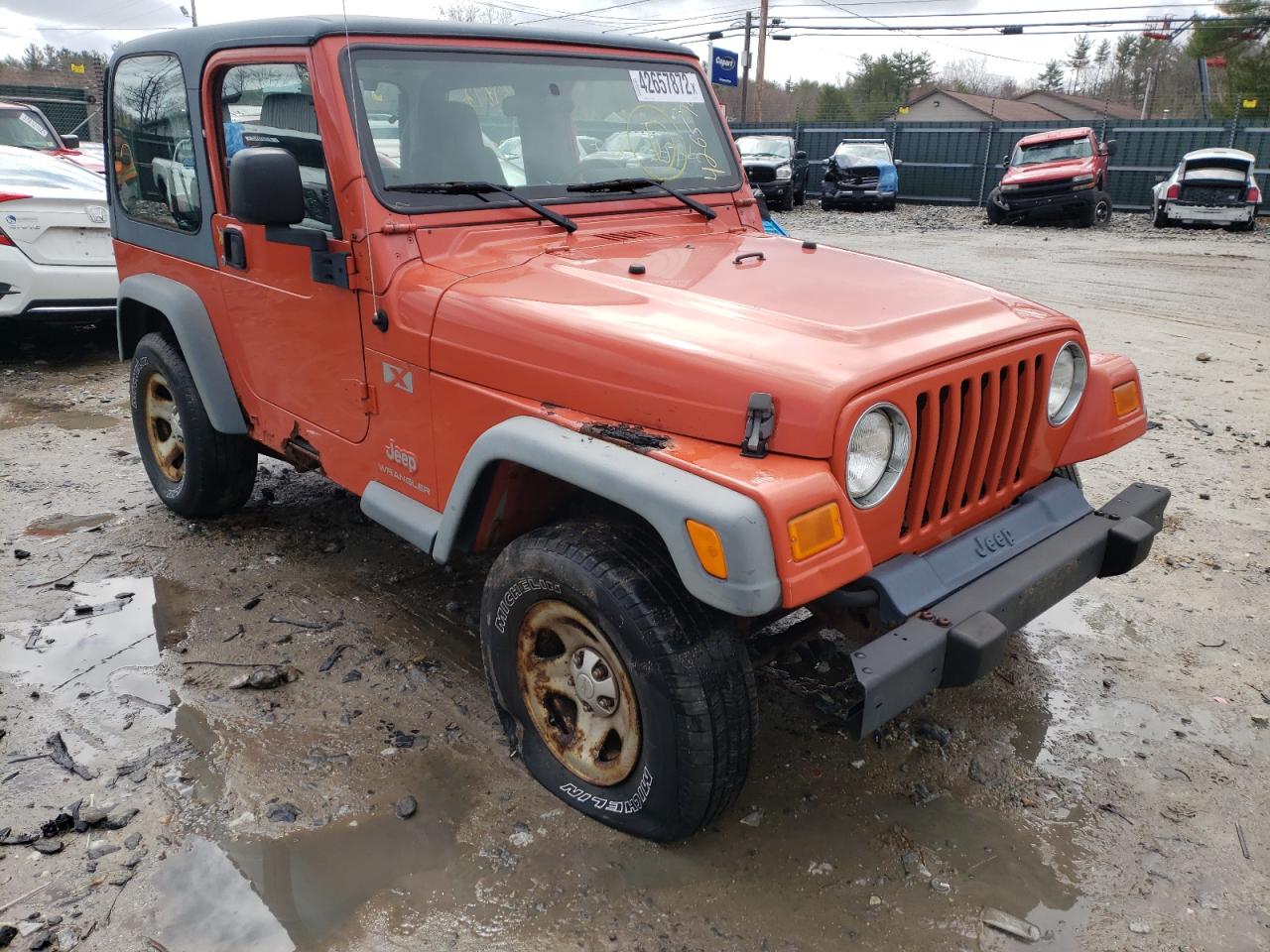 JEEP WRANGLER X 2006 with VIN 1J4FA39S36P761502 - Photo from auction