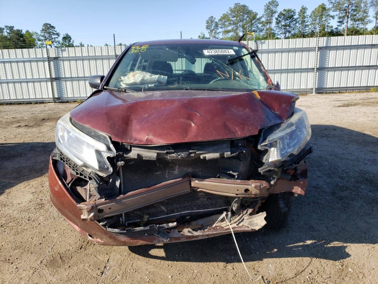 Photo 9 from auction – 2015 HONDA CR-V LX with VIN 5J6RM4H34FL121228