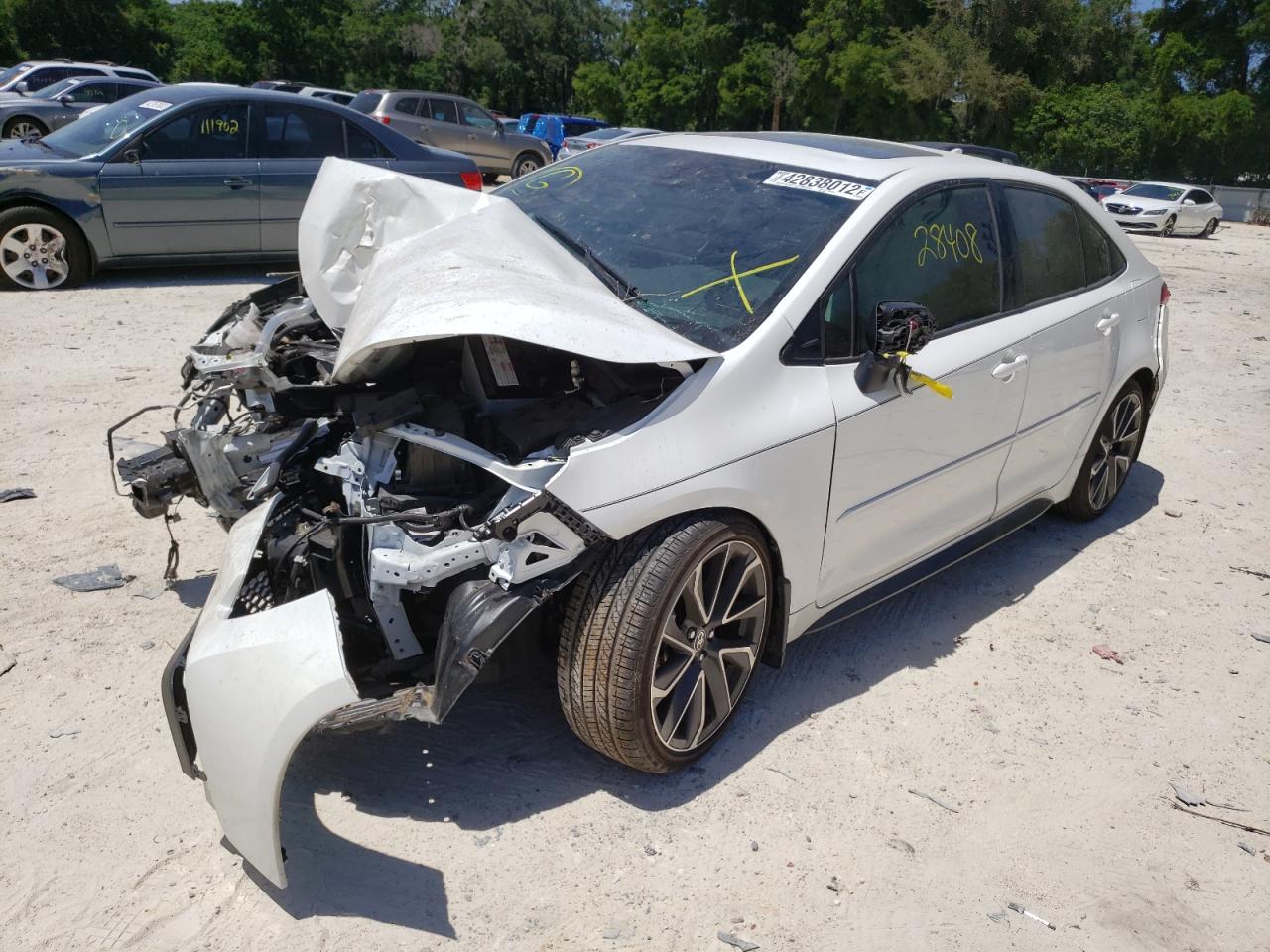 Photo 2 from auction – 2021 TOYOTA COROLLA SE with VIN JTDM4MCE2MJ058180