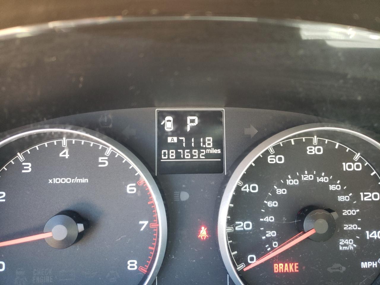 Photo 8 from auction – 2013 SUBARU LEGACY 2.5 with VIN 4S3BMBA64D3026780