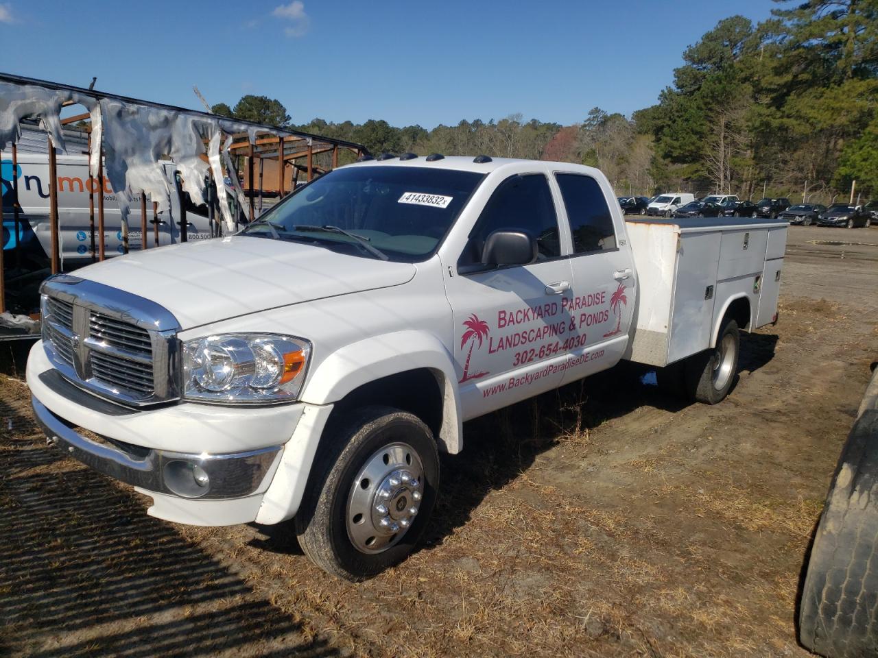 Photo 2 from auction – 2008 DODGE RAM 4500 S with VIN 3D6WD68A98G215764