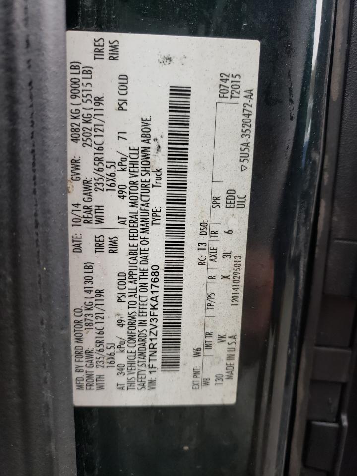 Photo 10 from auction – 2015 FORD TRANSIT T- with VIN 1FTNR1ZV3FKA17680