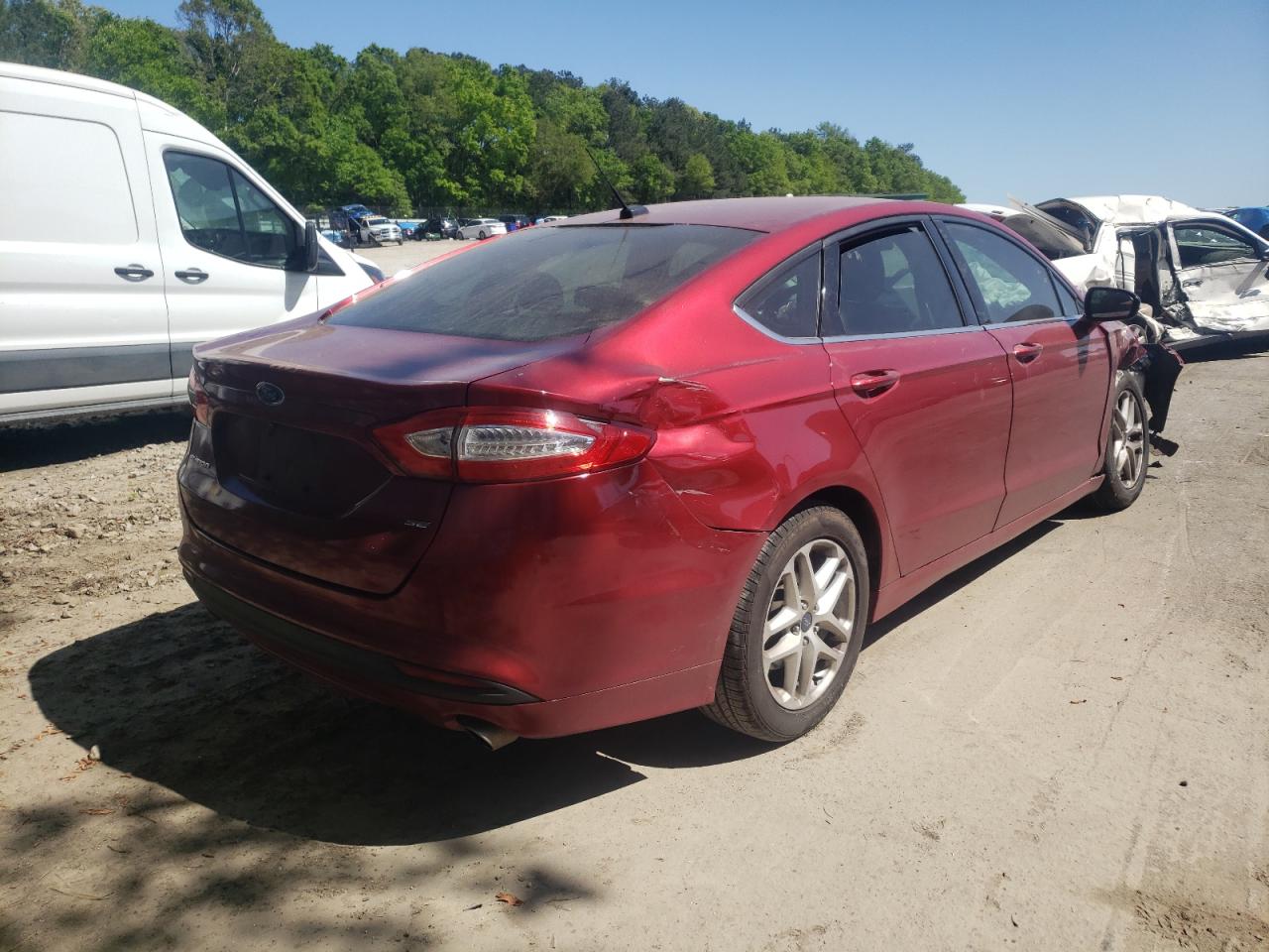 Photo 4 from auction – 2016 FORD FUSION SE with VIN 3FA6P0H77GR273413