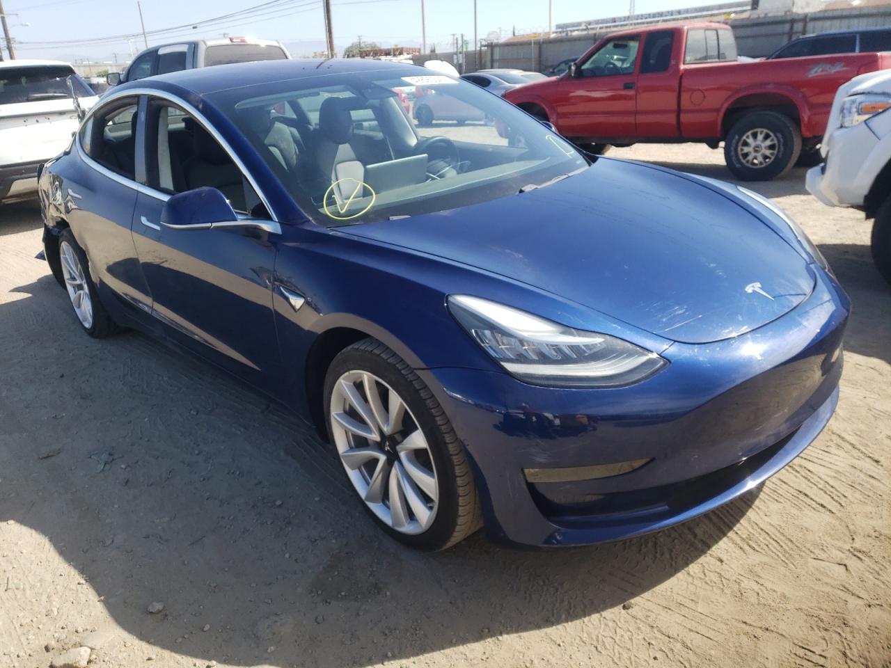 TESLA MODEL 3 2018 with VIN 5YJ3E1EA2JF042789 - Photo from auction