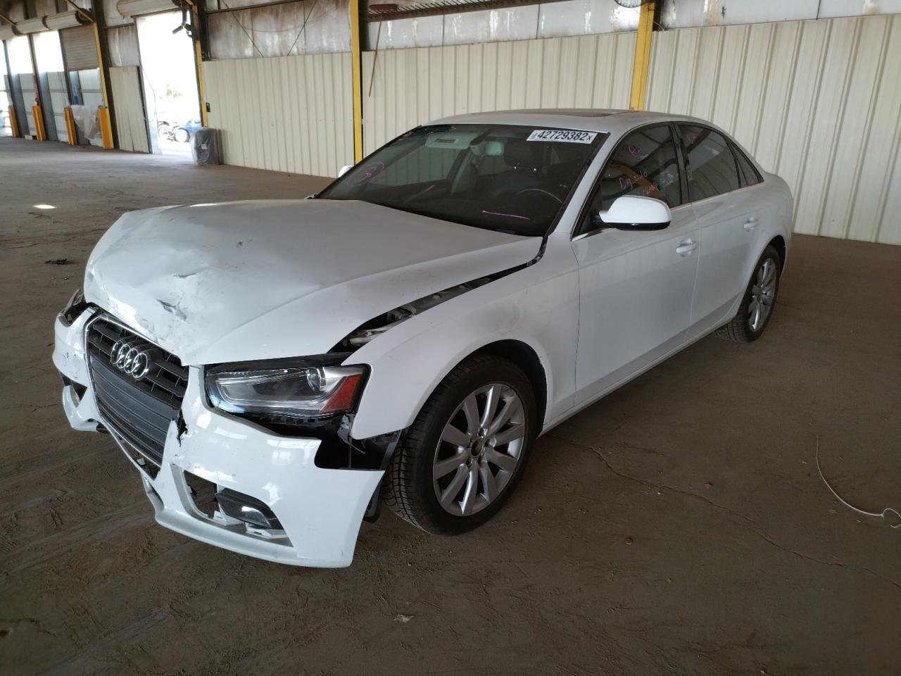 Photo 2 from auction – 2013 AUDI A4 PREMIUM with VIN WAUAFAFL3DA052231