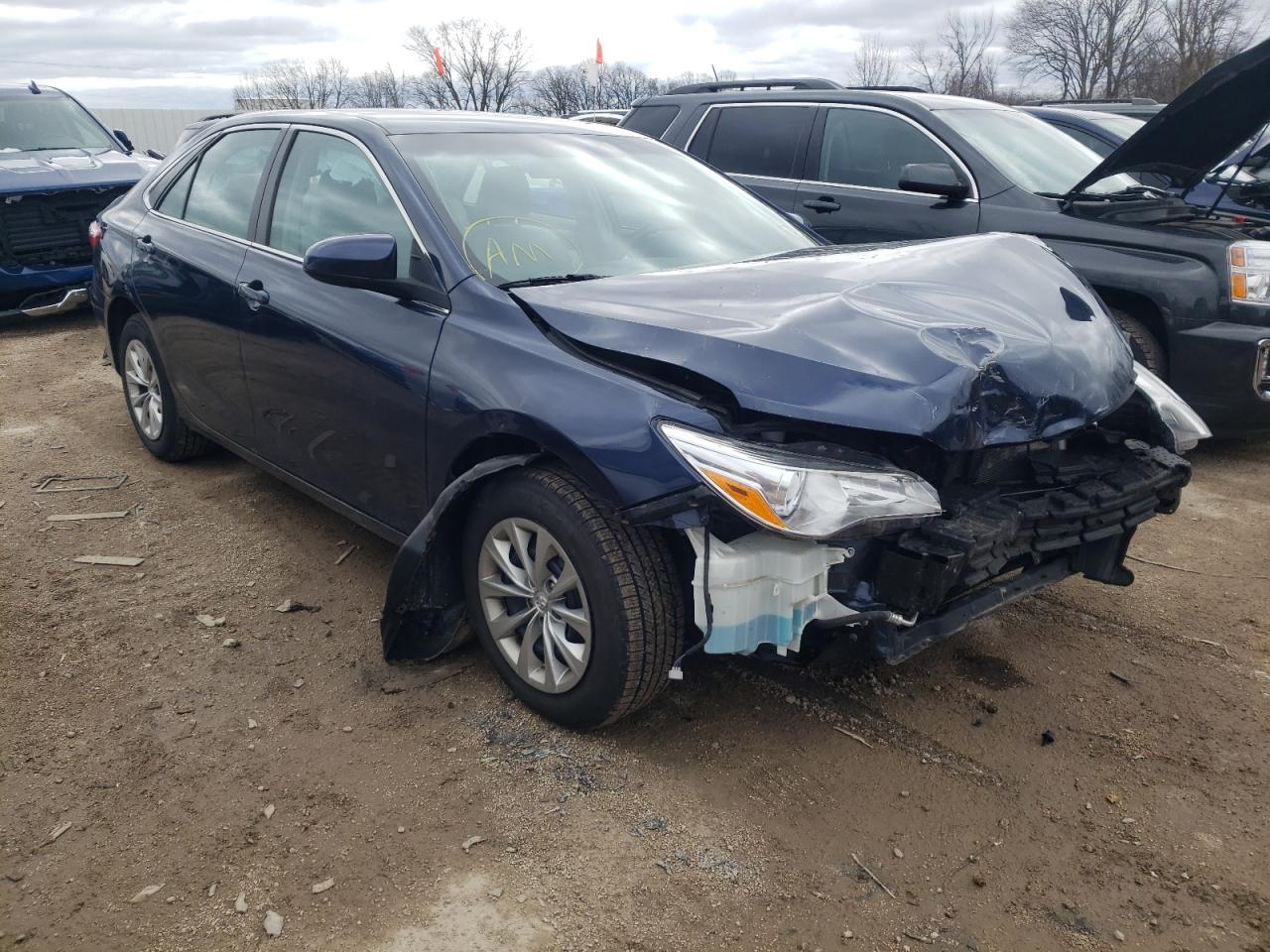TOYOTA CAMRY LE 2017 with VIN 4T1BF1FK2HU709230 - Photo from auction