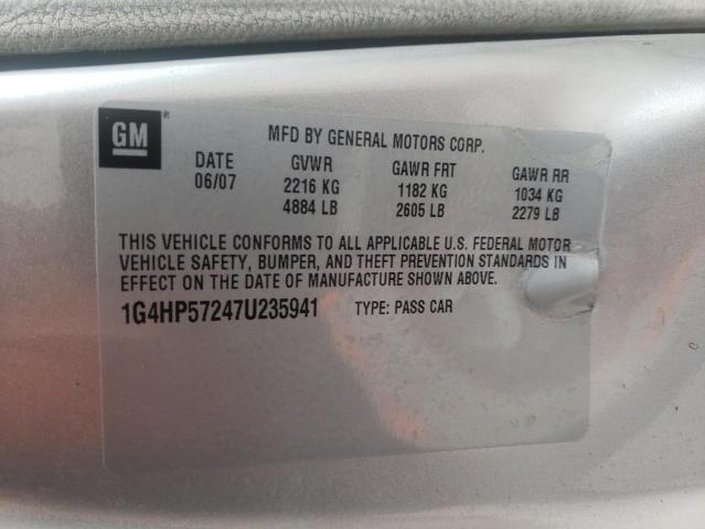 Photo 10 from auction – 2007 BUICK LUCERNE CX with VIN 1G4HP57247U235941