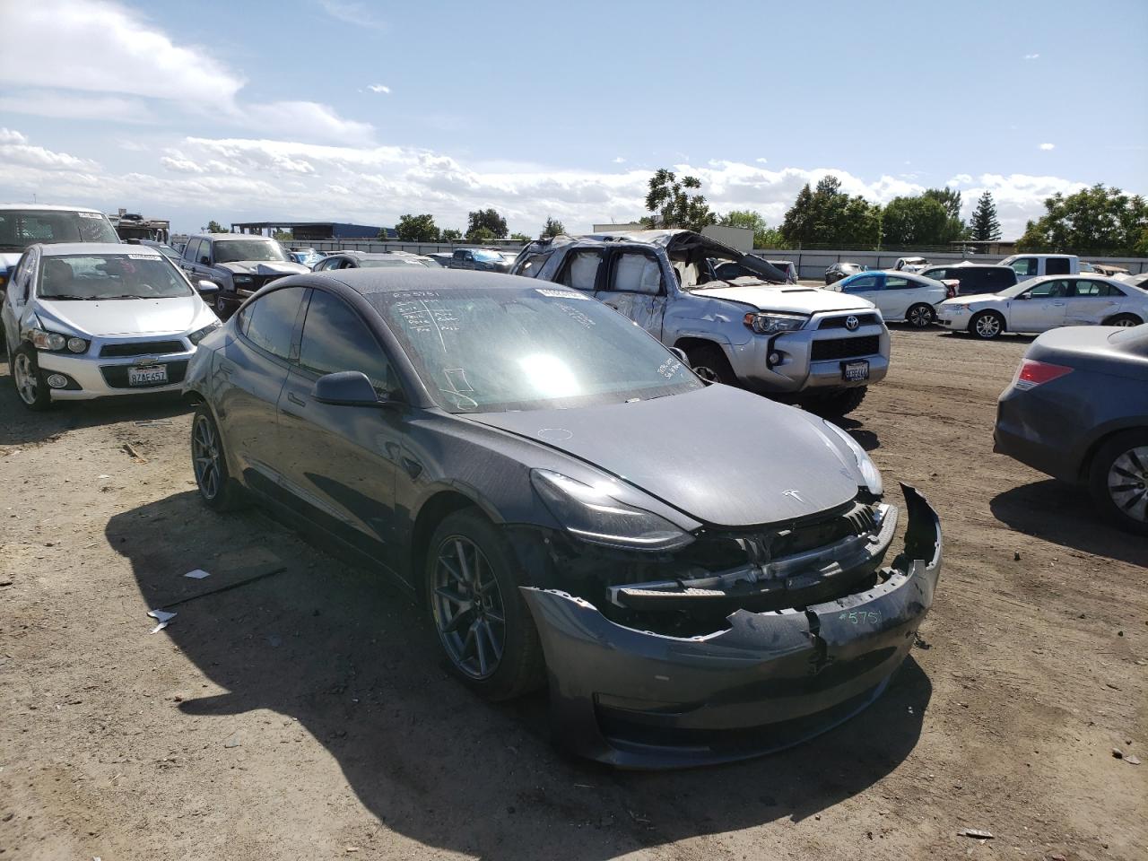 TESLA MODEL 3 2021 with VIN 5YJ3E1EA2MF939311 - Photo from auction