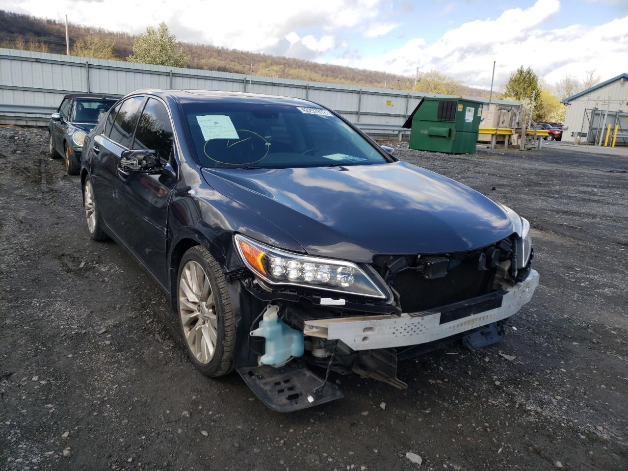 ACURA RLX ADVANC 2014 with VIN JH4KC1F9XEC003925 - Photo from auction