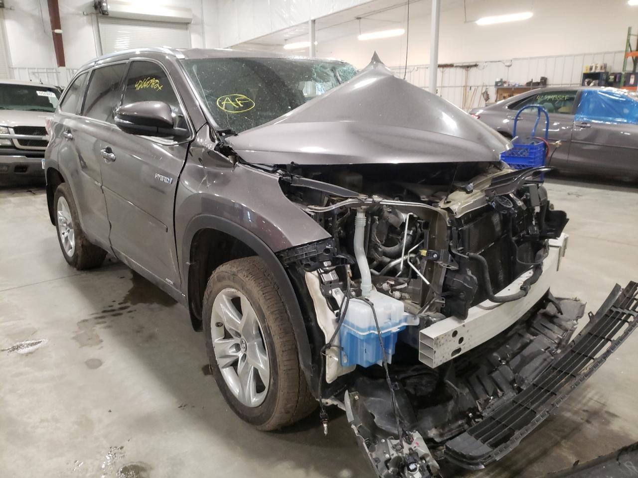Foto 1 de la subasta – 2016 TOYOTA HIGHLANDER con VIN 5TDDCRFH6GS019539