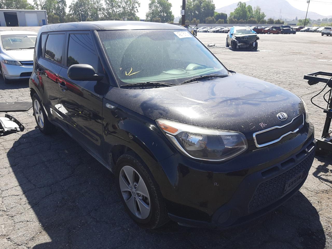 KIA SOUL 2014 with VIN KNDJN2A26E7096314 - Photo from auction