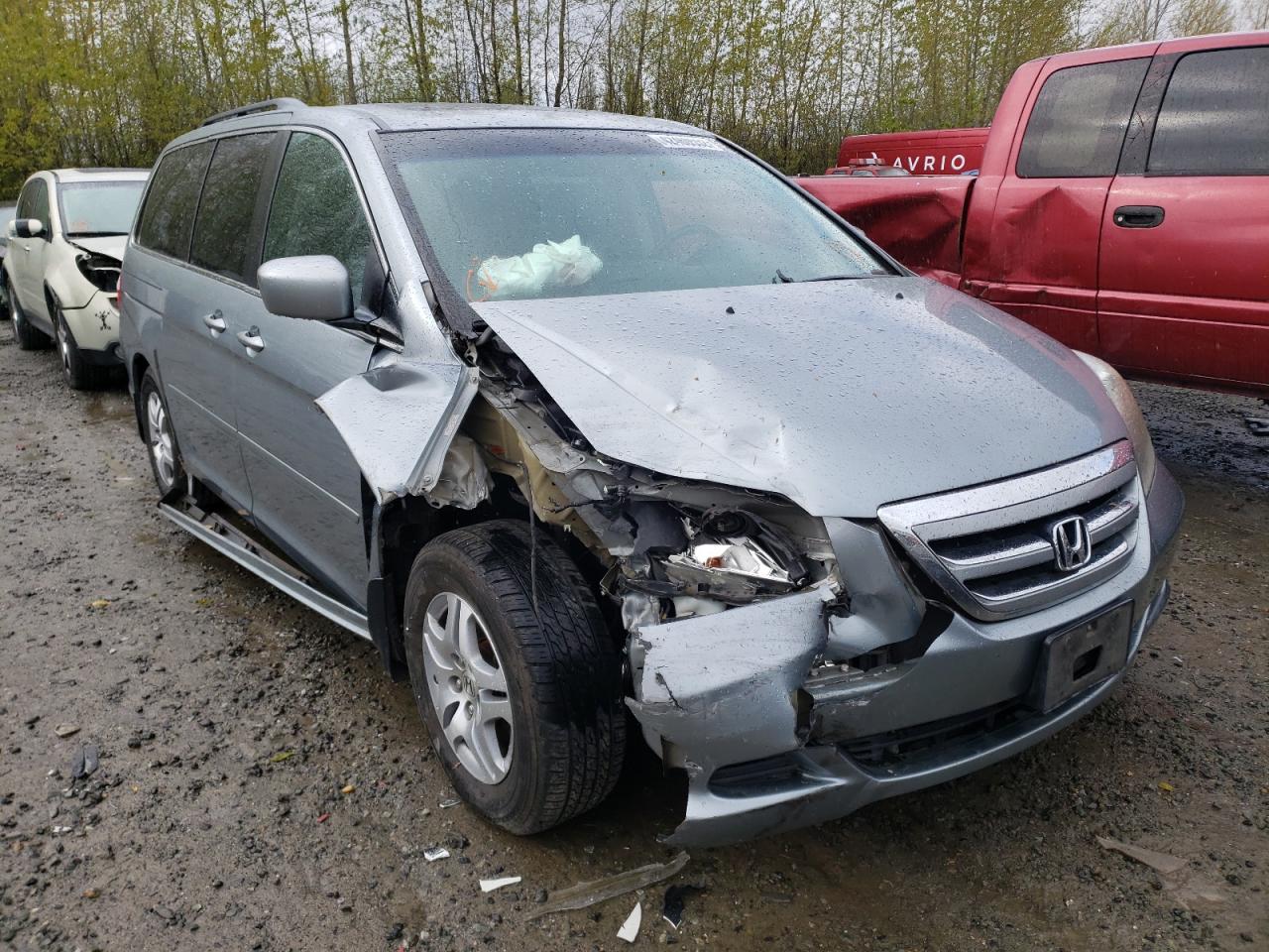 HONDA ODYSSEY EX 2007 with VIN 5FNRL38697B002527 - Photo from auction