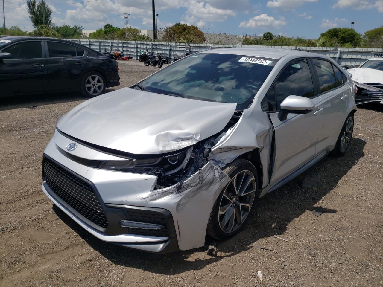 Photo 2 from auction – 2021 TOYOTA COROLLA SE with VIN 5YFS4MCE4MP076876