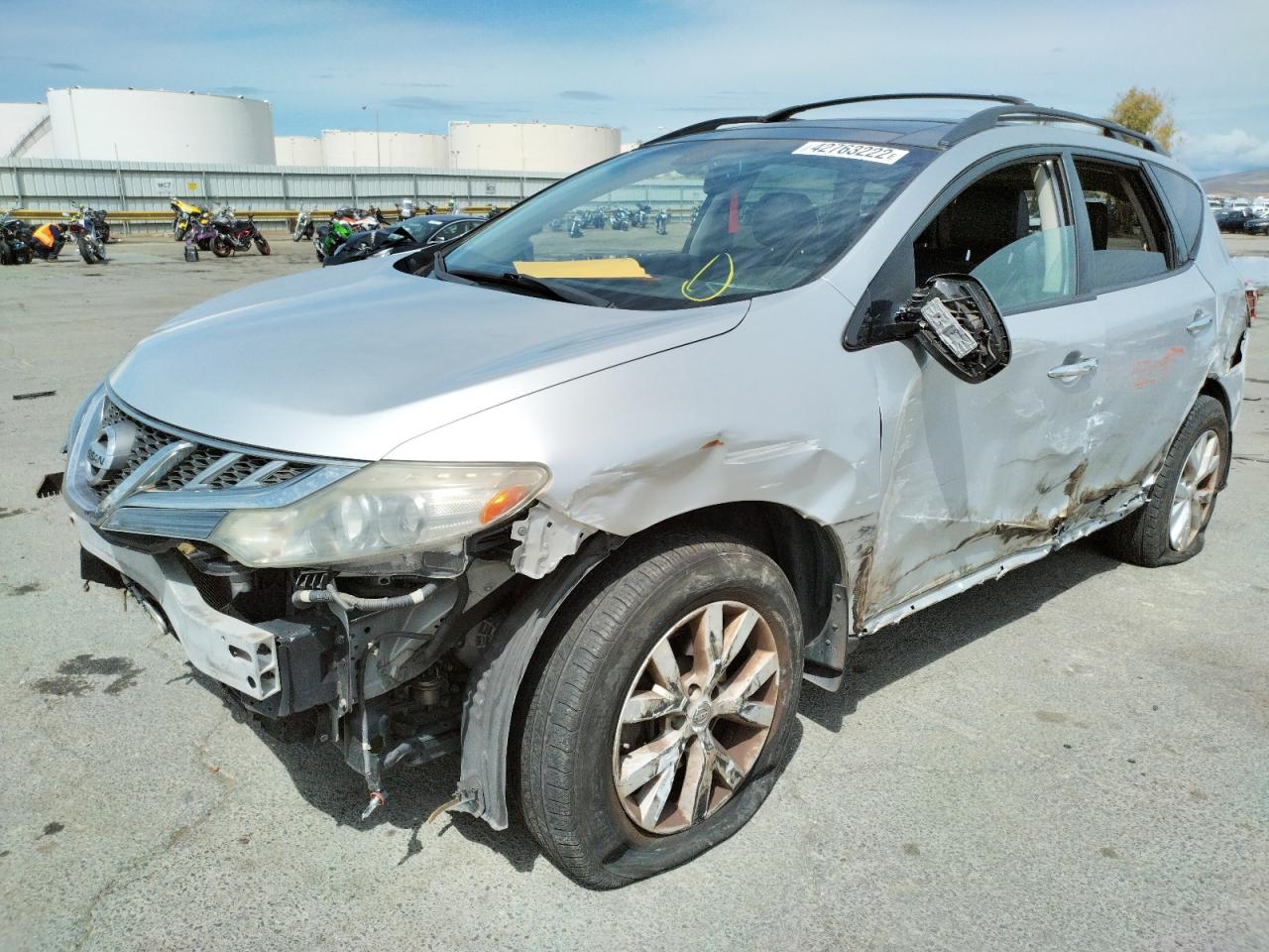 Photo 9 from auction – 2012 NISSAN MURANO S with VIN JN8AZ1MU5CW101005
