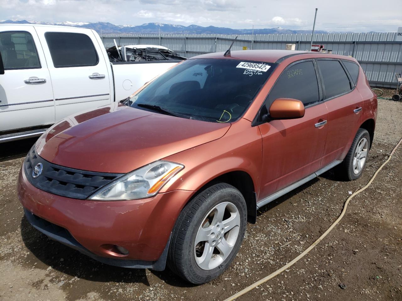 Photo 2 from auction – 2005 NISSAN MURANO SL with VIN JN8AZ08T95W302582