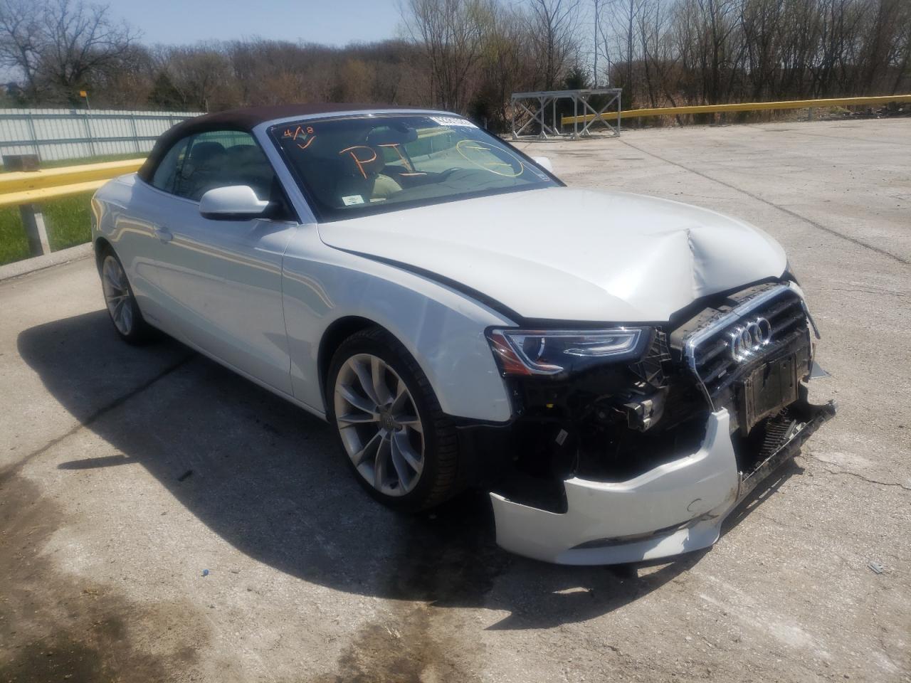 AUDI A5 PREMIUM 2014 with VIN WAULFAFH7EN012507 - Photo from auction