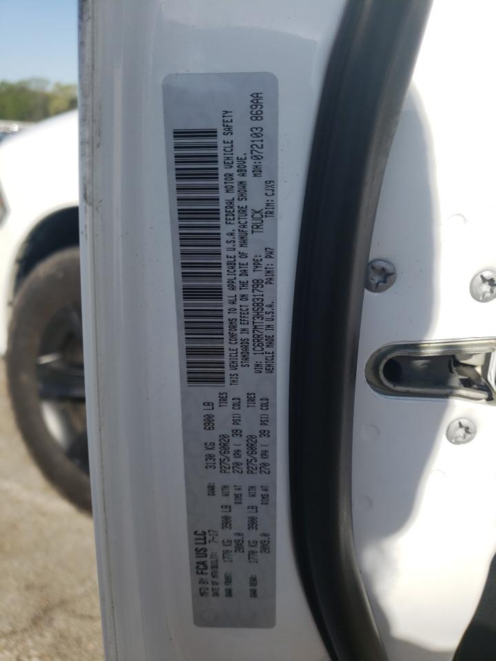 Photo 10 from auction – 2017 RAM 1500 SPORT with VIN 1C6RR7MT3HS831798