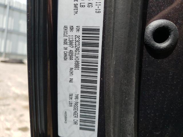 Photo 10 from auction – 2020 DODGE CHALLENGER with VIN 2C3CDZAG1LH109881