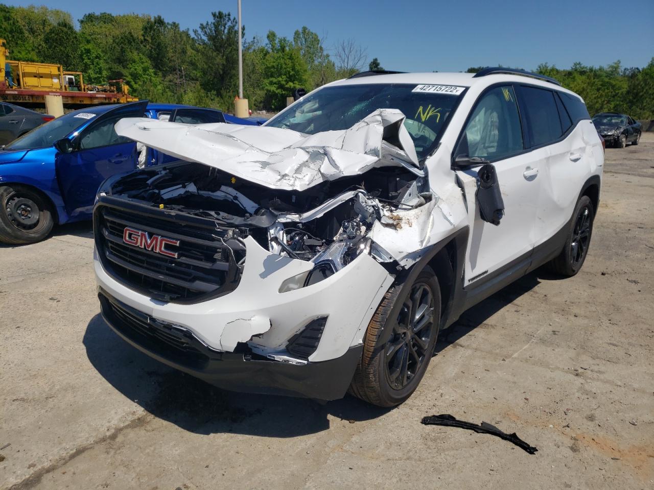 Photo 2 from auction – 2021 GMC TERRAIN SL with VIN 3GKALMEV3ML399829