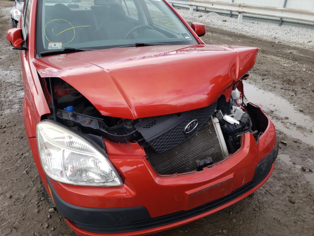 Photo 9 from auction – 2008 KIA RIO BASE with VIN KNADE123X86348684