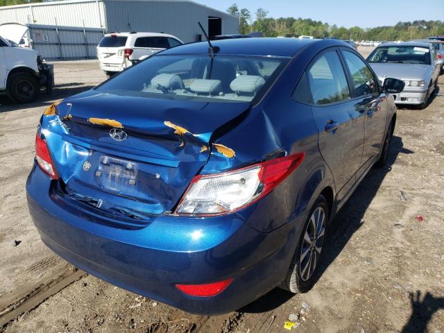 Photo 4 from auction – 2017 HYUNDAI ACCENT SE with VIN KMHCT4AE8HU329681