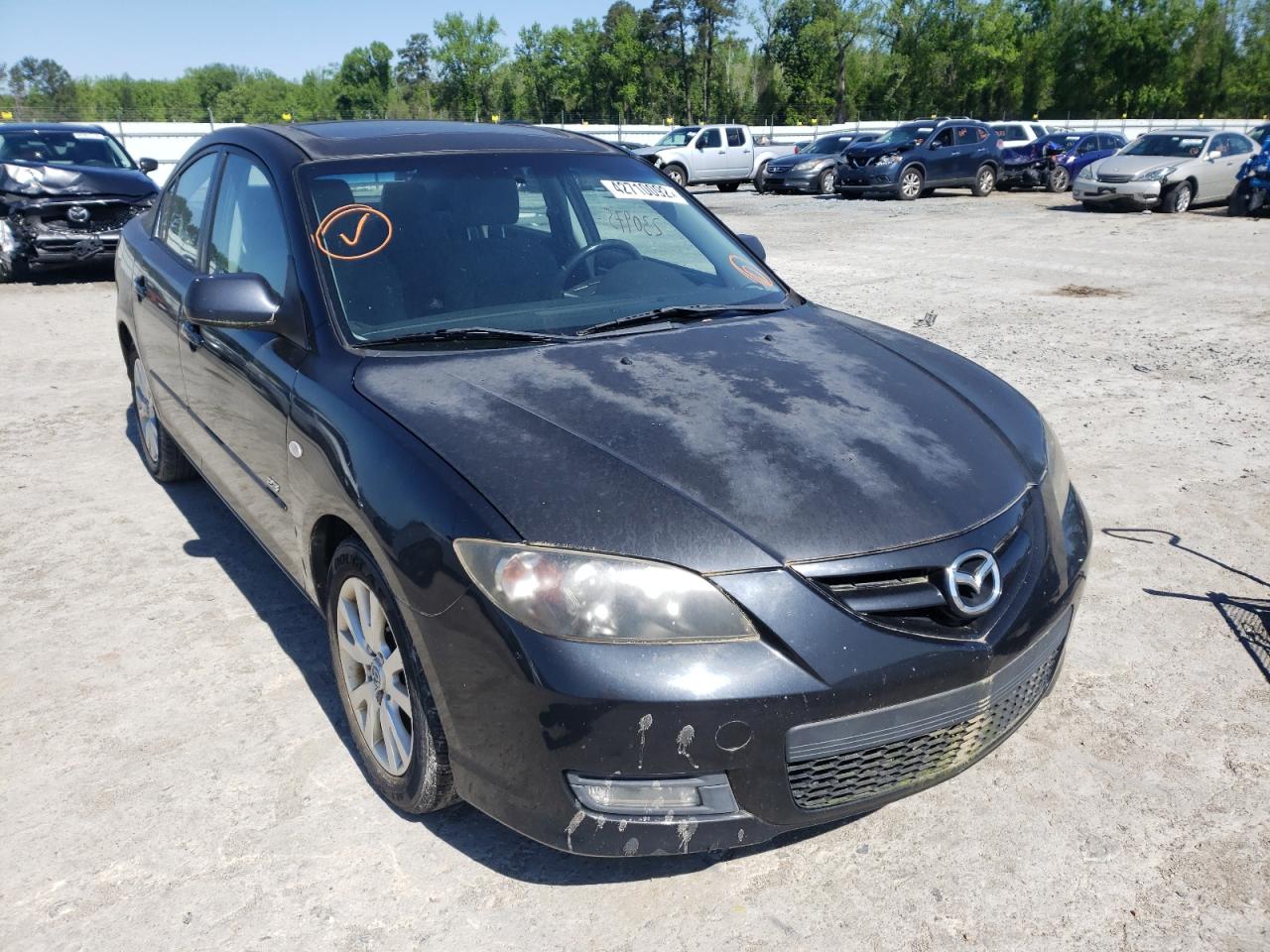 MAZDA 3 S 2008 with VIN JM1BK323881831537 - Photo from auction