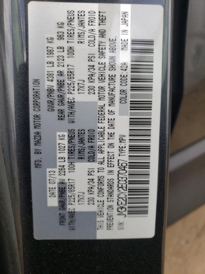 Photo 10 from auction – 2014 MAZDA CX-5 TOURI with VIN JM3KE2CY2E0370467