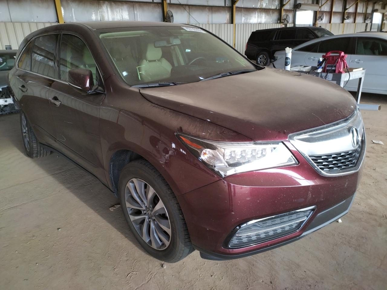 Фото 1 с аукциона – 2015 ACURA MDX TECHNO с VIN 5FRYD4H49FB030936