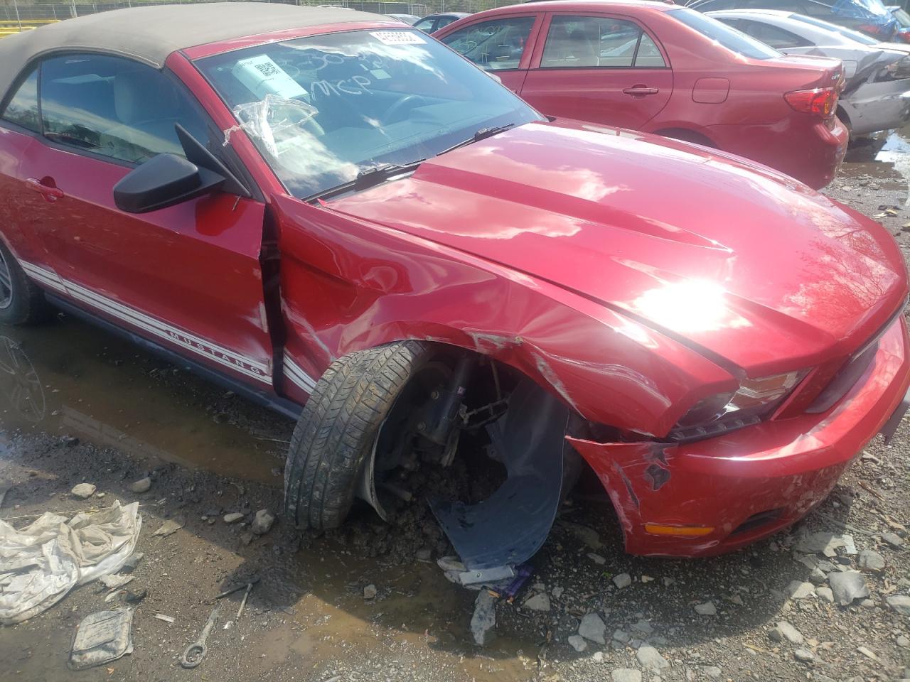 Photo 9 from auction – 2012 FORD MUSTANG with VIN 1ZVBP8EM2C5286629