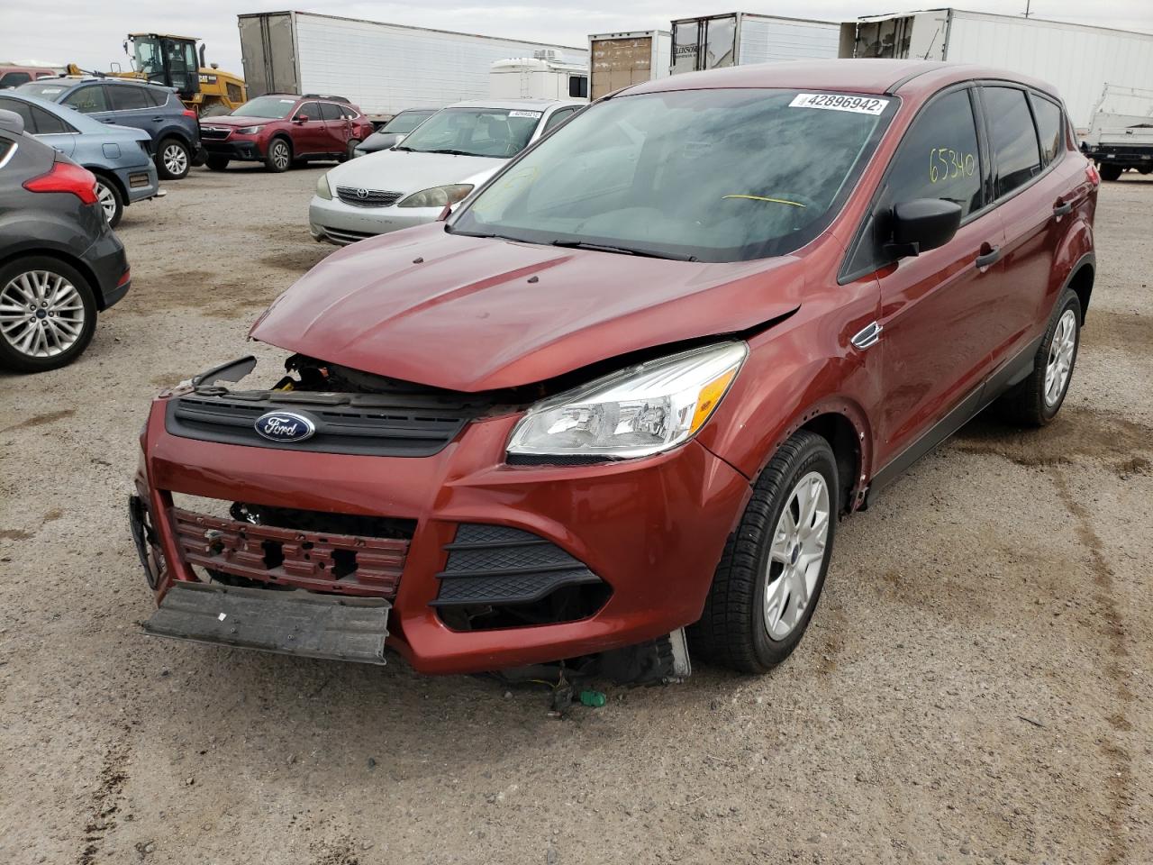 Photo 2 from auction – 2015 FORD ESCAPE S with VIN 1FMCU0F71FUB49763