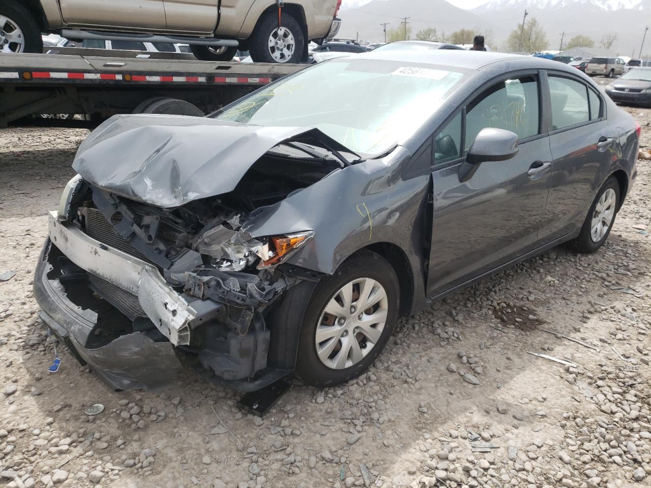 Photo 2 from auction – 2012 HONDA CIVIC LX with VIN 19XFB2F59CE336776
