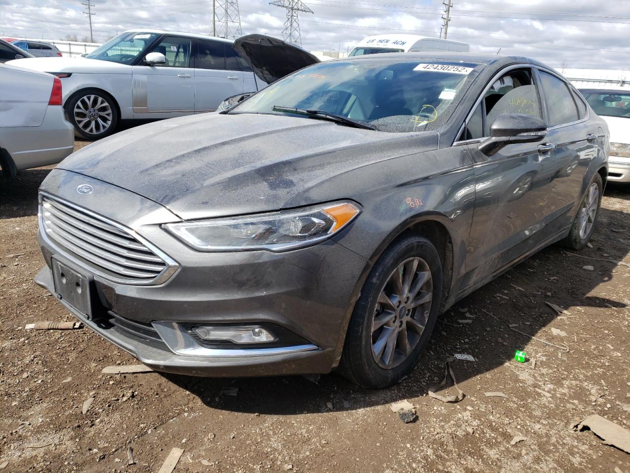 Photo 2 from auction – 2017 FORD FUSION SE with VIN 3FA6P0HD3HR396259