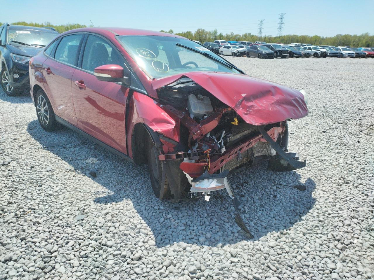 FORD FOCUS SE 2013 with VIN 1FADP3F29DL258406 - Photo from auction