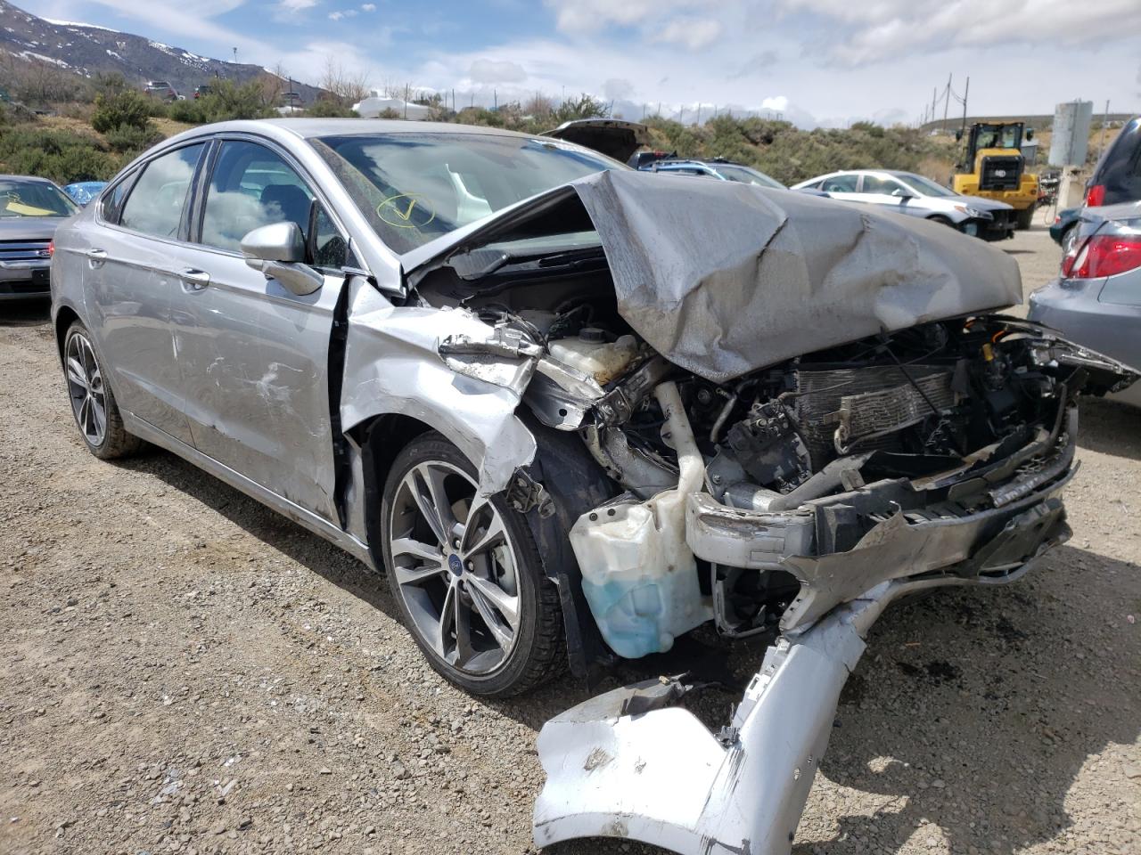 FORD FUSION TIT 2020 with VIN 3FA6P0D91LR174815 - Photo from auction