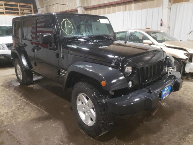 JEEP WRANGLER U 2018 with VIN 1C4BJWDG5JL833521 - Photo from auction
