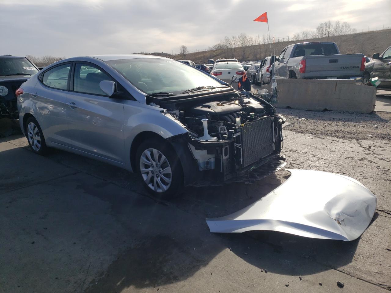 HYUNDAI ELANTRA GL 2011 with VIN 5NPDH4AE2BH027086 - Photo from auction