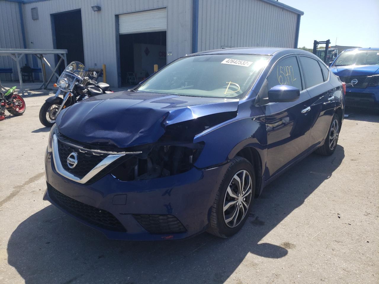 Photo 2 from auction – 2016 NISSAN SENTRA S with VIN 3N1AB7AP9GY246499