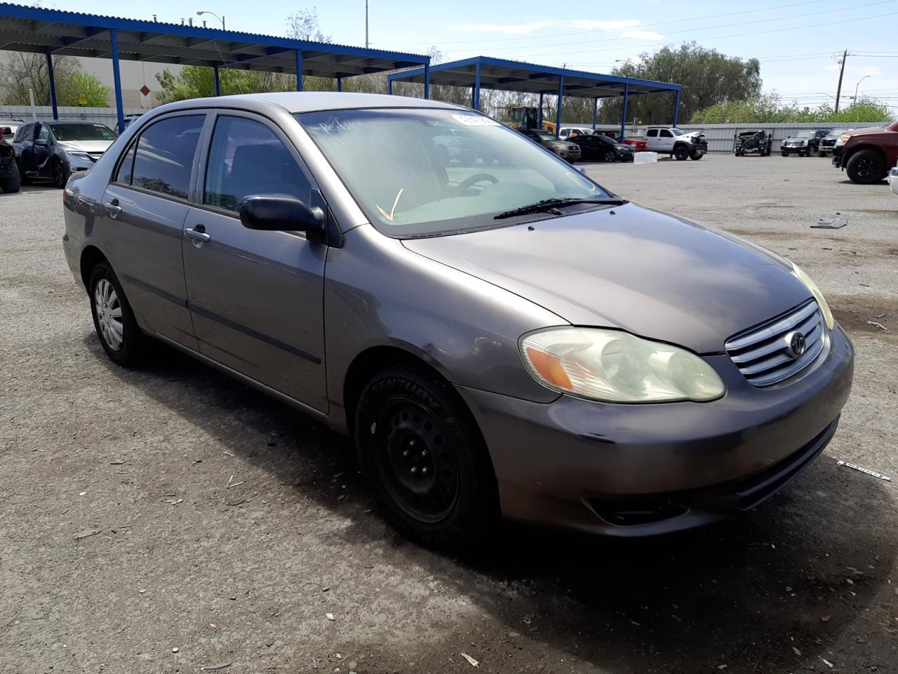 TOYOTA COROLLA CE 2003 with VIN 1NXBR32E73Z021316 - Photo from auction