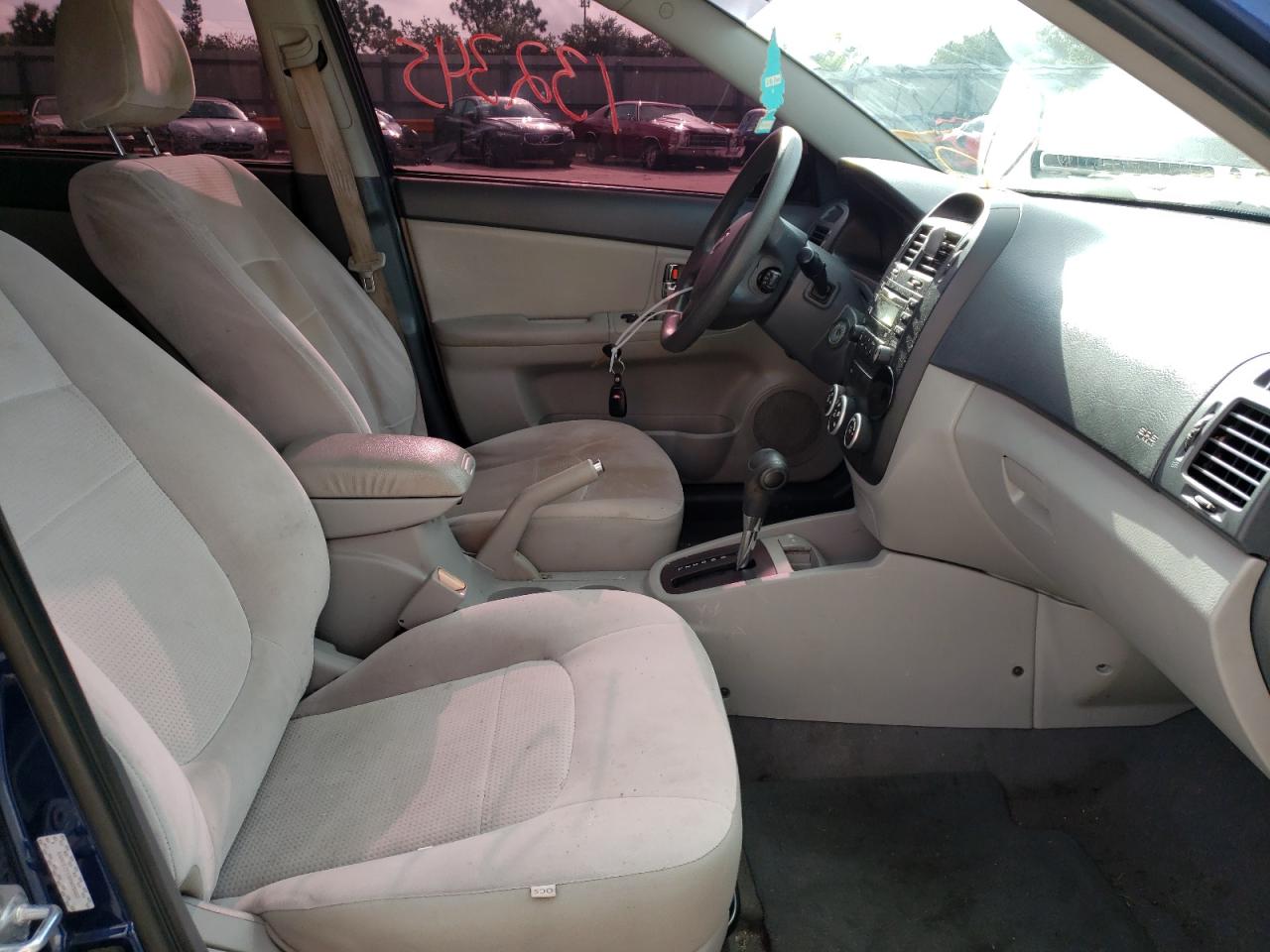Photo 5 from auction – 2009 KIA SPECTRA EX with VIN KNAFE221995626463