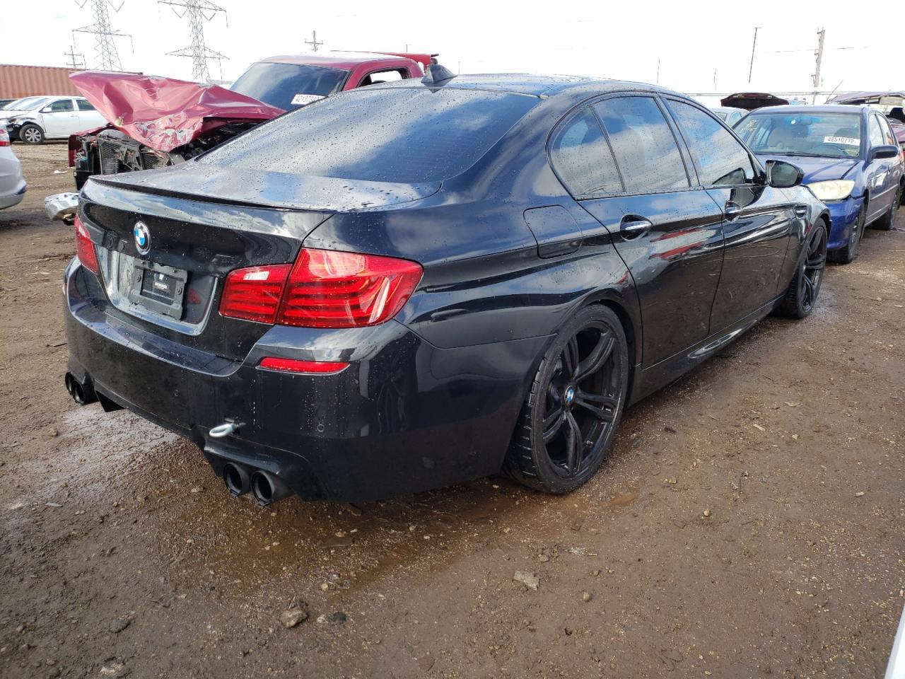 Photo 4 from auction – 2014 BMW M5 with VIN WBSFV9C52ED593344