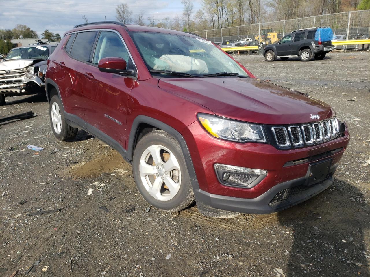 JEEP COMPASS LA 2021 with VIN 3C4NJDBB2MT503109 - Photo from auction