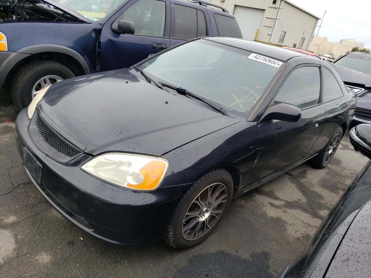 Photo 2 from auction – 2002 HONDA CIVIC LX with VIN 1HGEM22592L065995