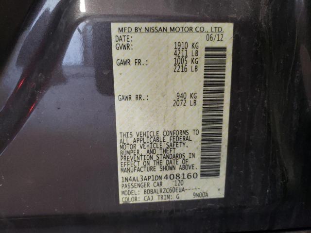 Photo 10 from auction – 2013 NISSAN ALTIMA 2.5 with VIN 1N4AL3AP1DN408160