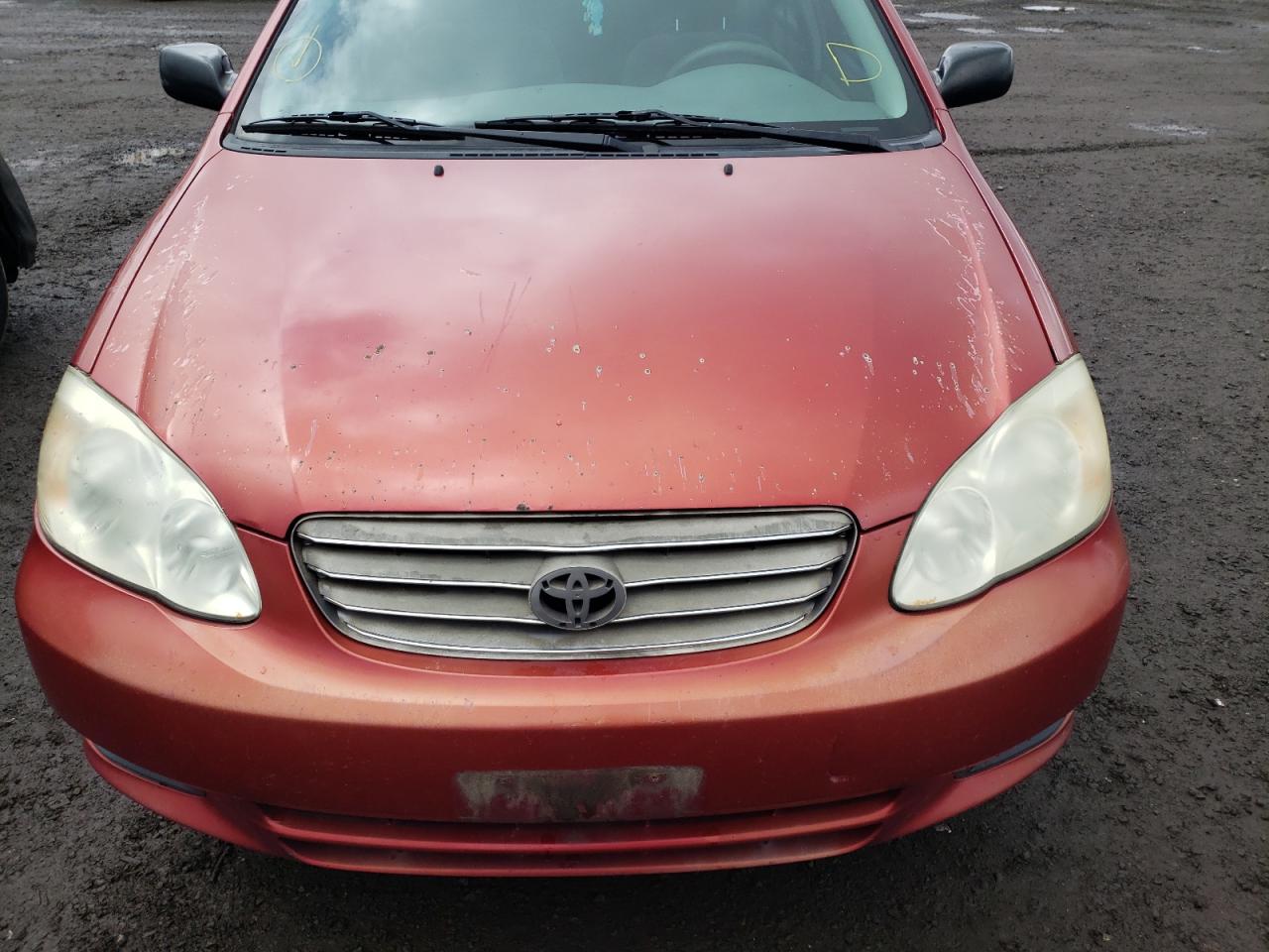 Photo 9 from auction – 2004 TOYOTA COROLLA CE with VIN 2T1BR32EX4C169558