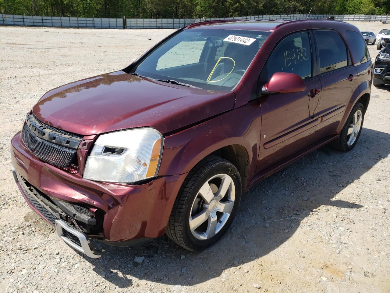 Photo 2 from auction – 2008 CHEVROLET EQUINOX SP with VIN 2CNDL937X86071632