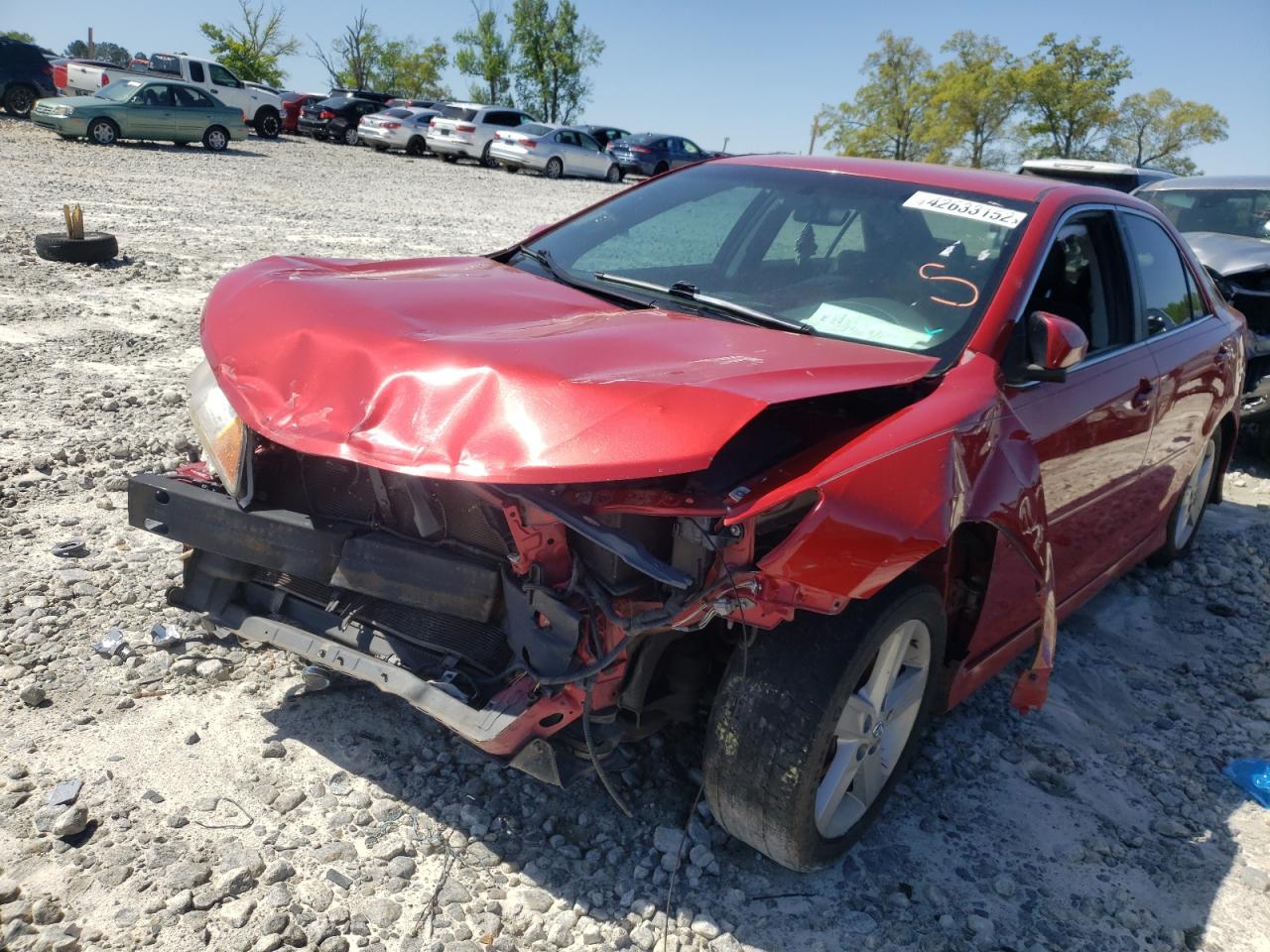 Photo 2 from auction – 2012 TOYOTA CAMRY BASE with VIN 4T1BF1FKXCU614018