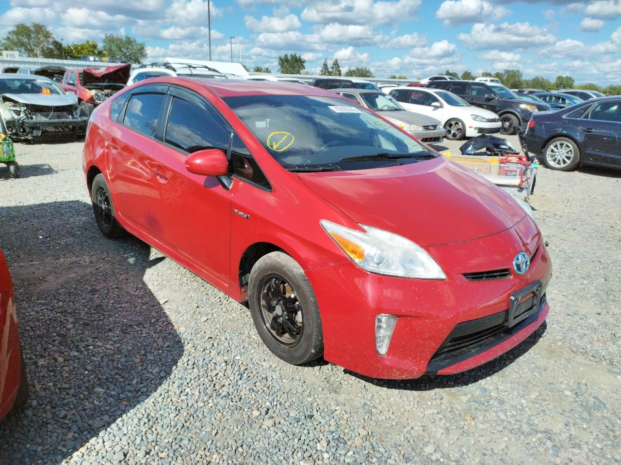 TOYOTA PRIUS 2013 with VIN JTDKN3DU5D5684691 - Photo from auction