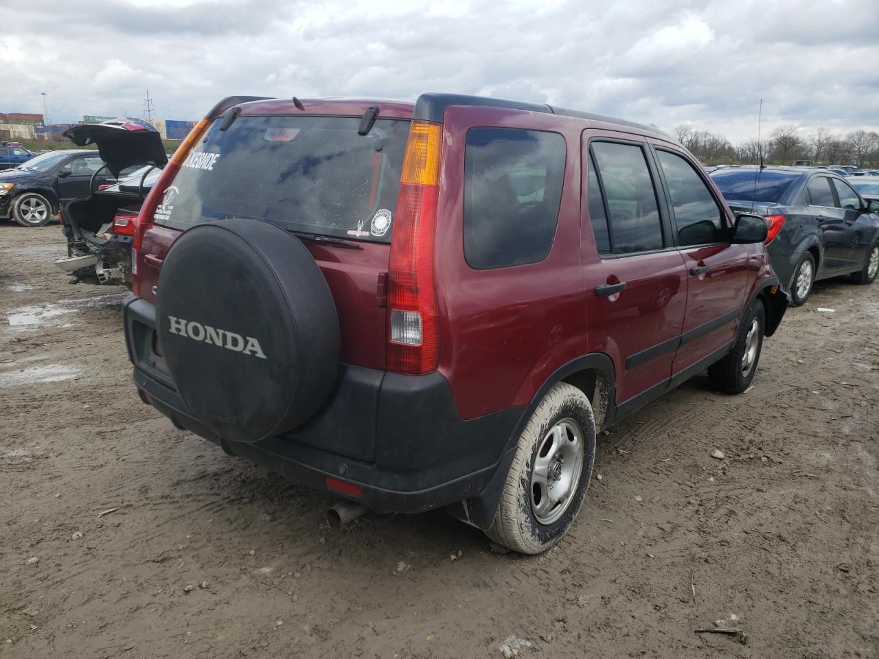Photo 4 from auction – 2004 HONDA CR-V LX with VIN JHLRD68404C006345